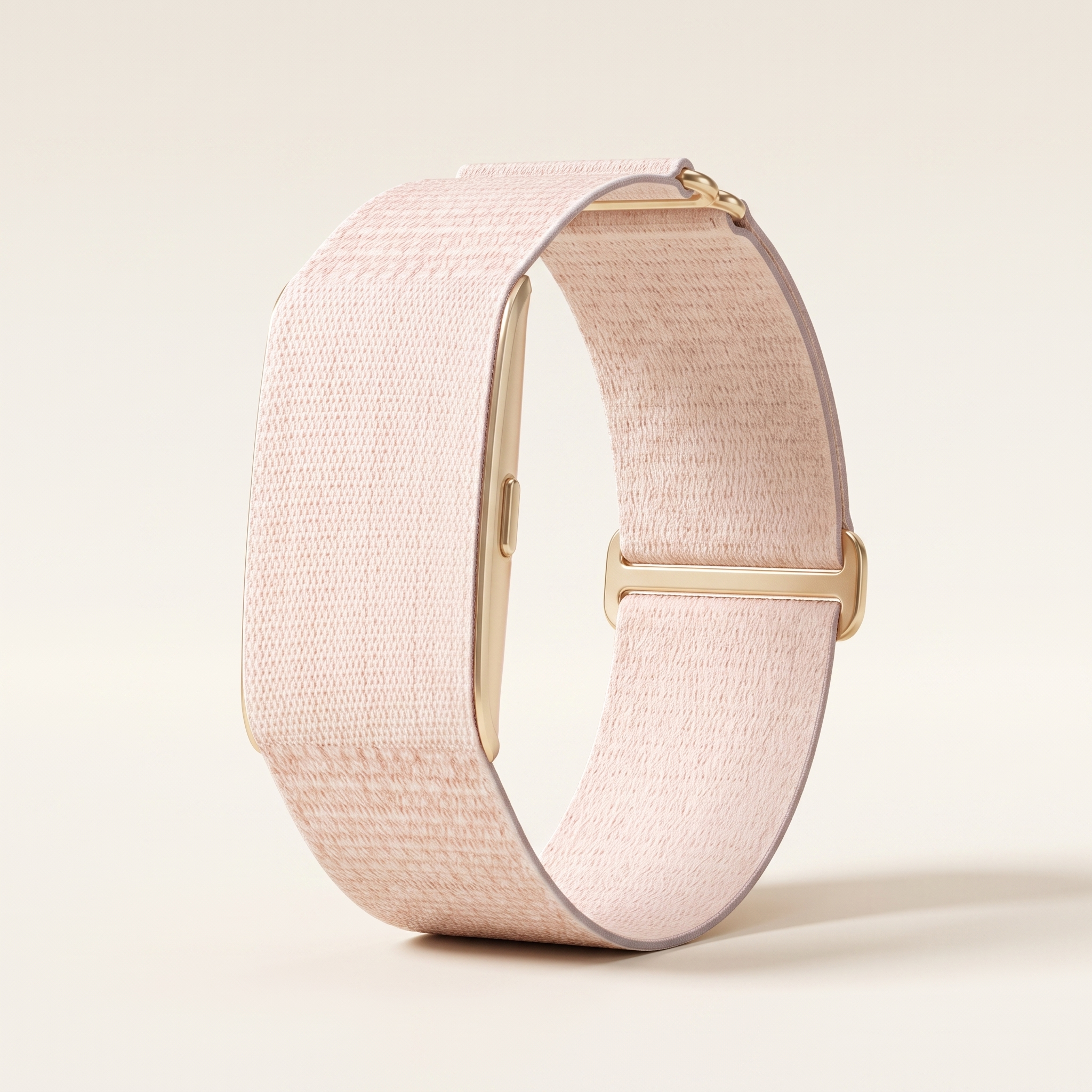 Longetive strap in soft pink with gold clasp